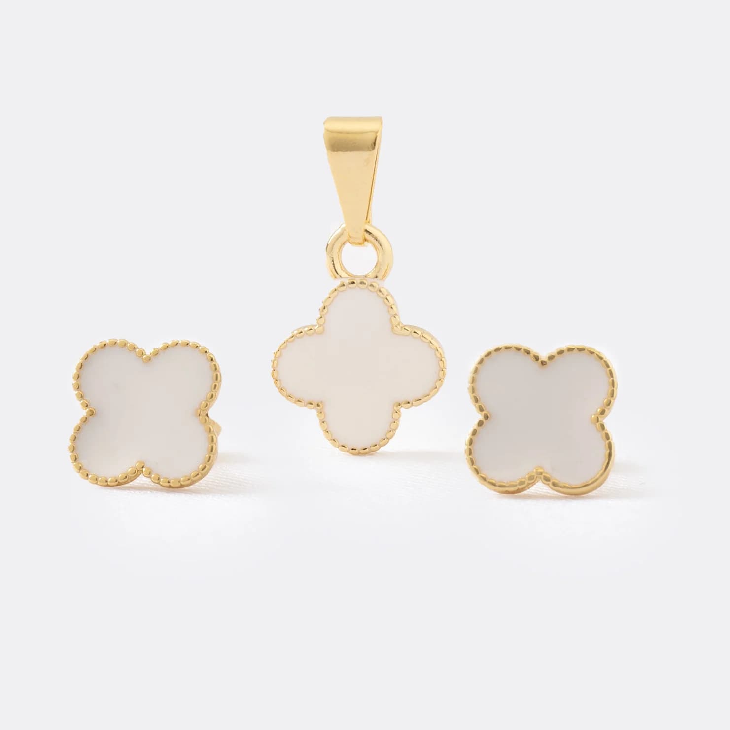 Conjunto Clover Blanco 1 Cm — foto 1